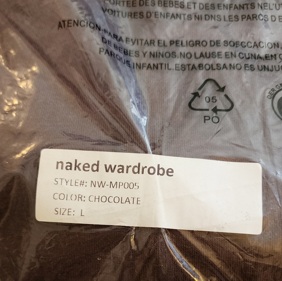Naked Wardrobe Jogger Sweatpants Women's Large Brown NW-MP005 - Picture 5 of 16